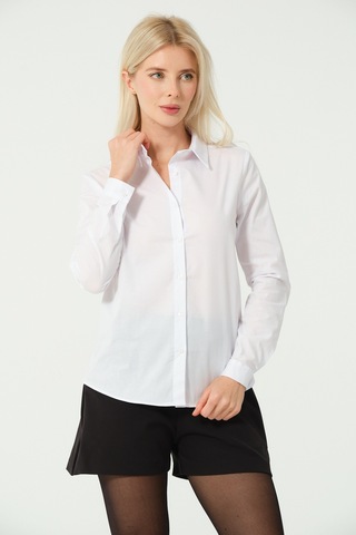 Basic Gömlek Beyaz Beyaz