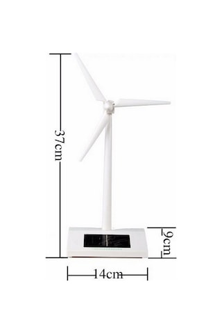 Güneş Enerjisiyle Çalışan Yel Değirmeni Seti Demonte