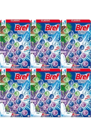 Bref Power Aktiv Klozet Bloğu Çam Ve Lavanta Kokulu 24 Lü Set