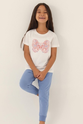 Roly Poly 3390 Garson Butterfly Kız Çocuk Pijama Takımı 001