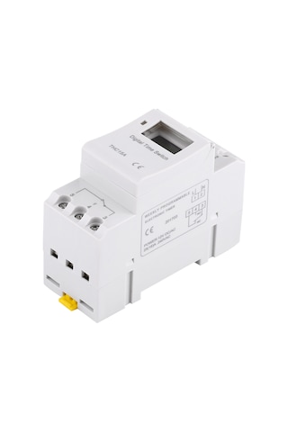 Mufunye Günlük/haftalık Programlı Sayısal Zaman Açma-kapama Anahtarı Thc15a 24v , 16 Açma-kapama, Dakika Hassasiyeti, Lcd Ekranlı, Endüstriyel Kullanim