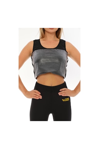 Unisex Battal Boy Orijinal Kadın Sauna Terleten Termal Sauna Atlet Siyahsarı