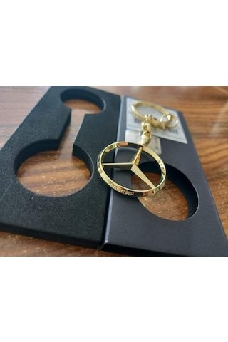 Mercedes Gold Anahtarlık
