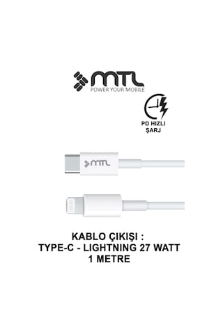 20w Ultra Hızlı Çift Çıkış Type-c + Usb Adaptör + Type-c To Apple Uyumlu iPhone Lightning Kablo Şarj Seti Mt1750