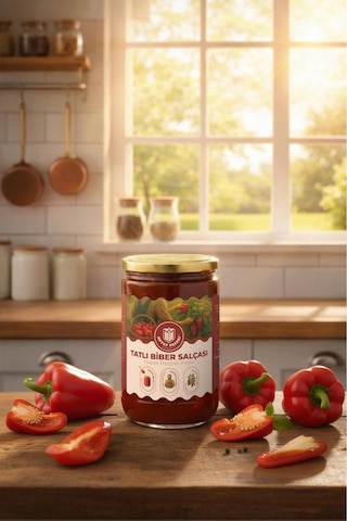 Tatlı Biber Salçası -gaziantep- 650 Gr