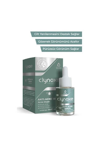 Clynoxe Acne Akne Karşıtı Yüz Serumu 30 ML