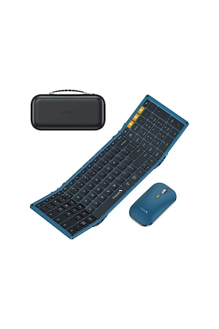Protoarc Xkm01 Bluetooth Katlanabilir Klavye Ve Fare Blue