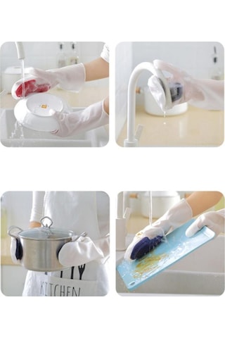 River World Eldiven Bulaşık Yıkamak İçin Silikon