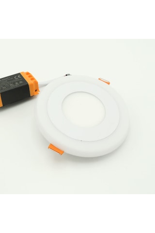 Beyaz Mavi Sıva Altı Spot Panel Led Armatür 3+3 Watt Beyaz