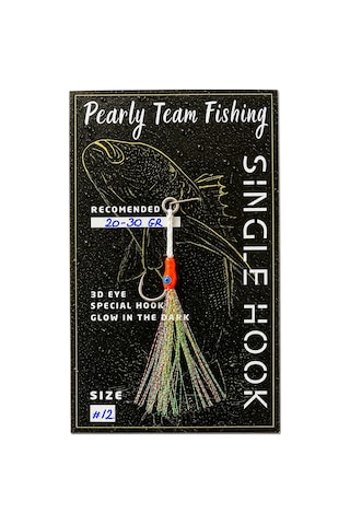 Pearly Team Fishing - Sıngle Hook 20gr - 30gr Beyaz - 929837926
