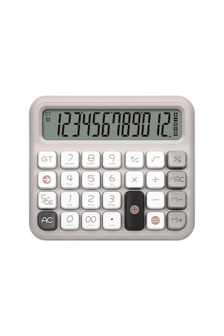 Daxı X-250 12 Haneli Hesap Makinesi Pastel Gri Genel