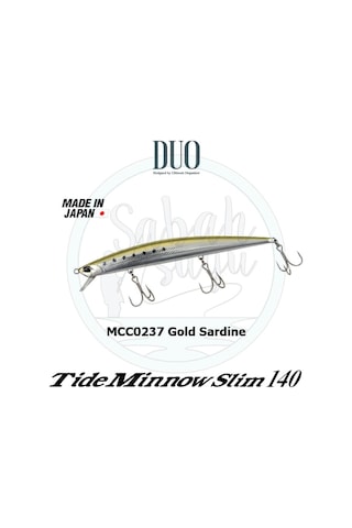Duo Tide Minnow Slim 140 Mcc0237 Gold Sardine