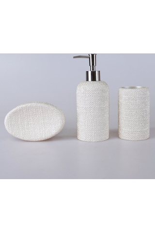 Natural Diş Fırçalık İnci Bej