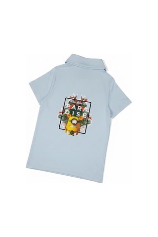 Miniş Paradise Küçük Irk Köpek Pike Kumaş Polo T-shirt-21594
