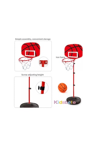 Toddler Ayarlanabilir Basketbol Standı 63-150cm Çocuk Standı
