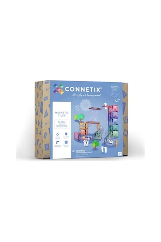 Connetix Pastel Ball Run Expansion Set - 80 Parça Con-eu-p80br