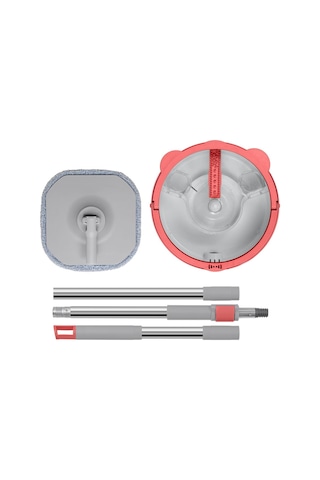 Pony Gri Temiz & Kirli Suyu Ayırma Özelliği Otomatik Temizlik Seti Mop Paspas