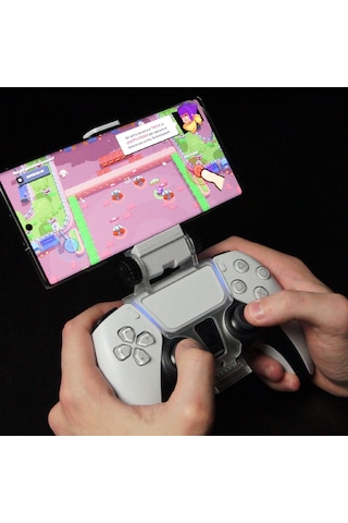 Ps5 Dualsense Uyumlu Telefon Tutucu Klips Ayarlanabilir Gamepad Standı