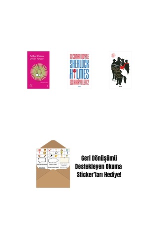 Everest Açıkhava 37 - Parazit + Sherlock Holmes - Bütün Hikayeler 2 Ciltli + Sherlock Holmes - Korku Vadisi + Okuma Sticker'ları