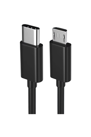 Alfais 4244 Type-c To Micro Usb Çevirici Dönüştürücü Kablo 80 Cm
