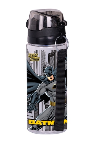 Wiggle 500ml Batman Pipetli Askılı Kilitlenebilir Su Matarası Siyah4