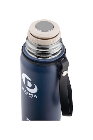 Daima Allday 750 Ml 12 Saat Sıcak 24 Saat Soğuk Lacivert Termos Lacivert
