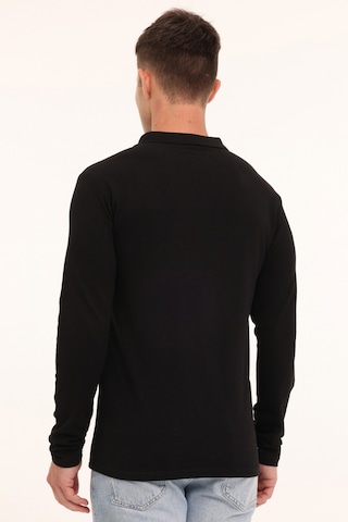 Kinetix Mb Sn329 Ukol Polo 4pr Siyah Erkek Uzun Kol T-shirt Siyah