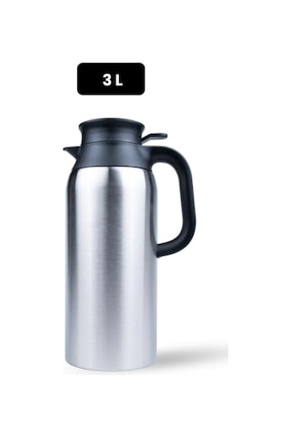 Porsima 2125 Dailyserve Çift Katmanlı Paslanmaz Çelik Termos Çay Termosu Su Termosu 3lt Çok Renkli