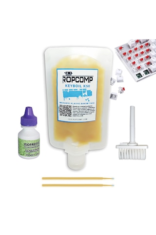 Ropcomp Keyboil Kit Mekanik Klavye Bakım Kiti K50k Mekanik Klavye Tuş Bakım Yağı