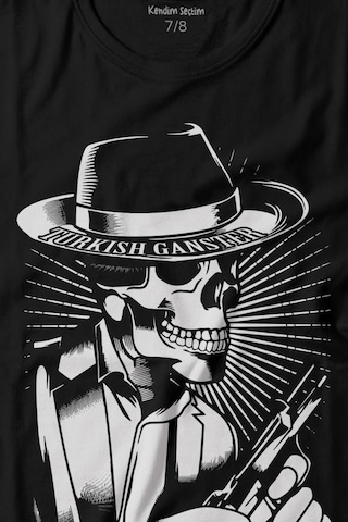Kendim Seçtim Turkish Ganster El Mafia Mafya Temalı Baskılı Tişört Çocuk T-shirt 001