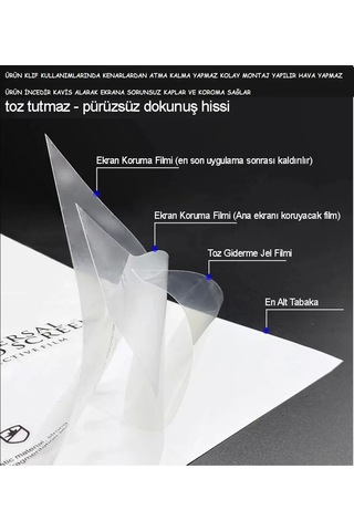 Realme Note 80 Uyumlu Nano Ekran Koruyucu Esnek Ultra İnce Sandex - Hd Şeffaf