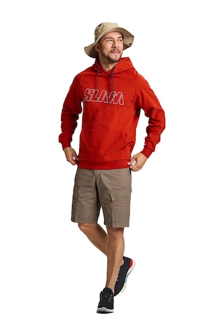 Slam Slam Logo Hoodıe Erkek Sweatshırt W37 Kiremit