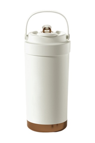 Skycity 500ml Seramik Termos Bardak: Sıcak/sojuk Saklama, Damlacık Önleme, Dışarda, Ofiste Ve Seyahatte Kullanım İçin Taşınabilir Kupa Beyaz