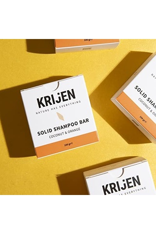 Hindistan Cevizi & Portakal Kabuğu Katı Şampuan 100 Gr 2 Paketi