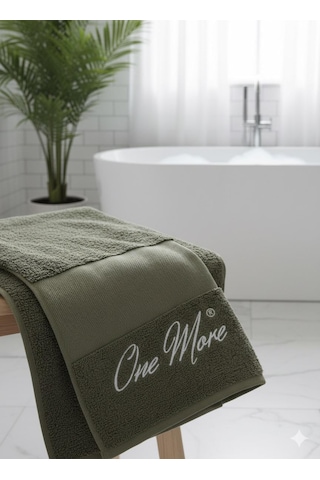 One More Internatıonal Banyo Havlusu Haki