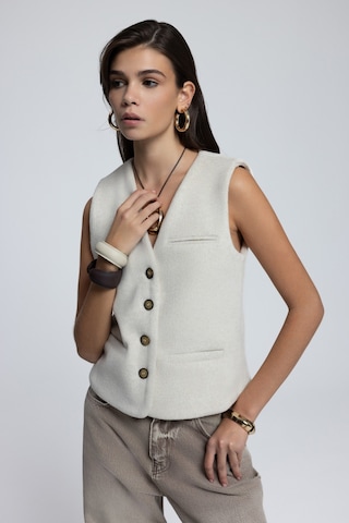 Mai Collection Mai Studios Co. Pace Bej Kısa Yelek Bej