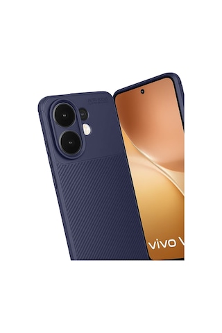 Newface Vivo V60 5g Auto Focus Karbon Kapak Glblseme - 31 - Lacivert