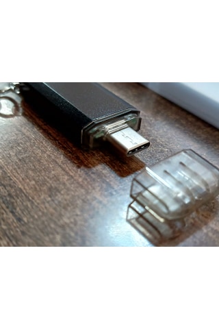 32gb 2'si 1 Arada Type-c & Usb Flash Bellek Otg Anahtarlık Model 32 GB