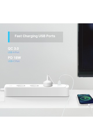 TP-Link Tapo P300 Akıllı Wi-Fi Priz Şeridi