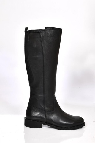 Burç 08011 Kadın Günlük Hakiki Deri Çizme Bot 001