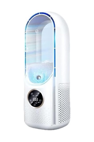 Yingfu Taşınabilir Klima Fanı Mavi Renk Usb Sisleme Fonksiyonu Ev İçin Hafif Ve Taşınabilir