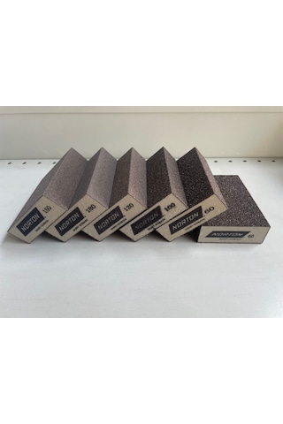 Norton Çok Taraflı Sünger Zımpara Takoz Seti