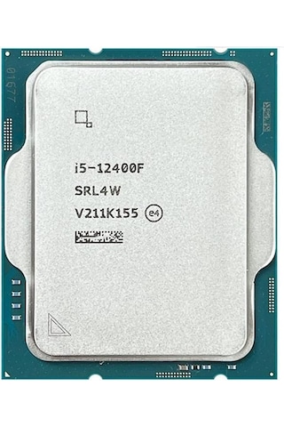 Intel Core İ5 12400f Tray 2.5 Ghz 4.4 Ghz 18mb Lga1700p Vgasız Kutusuz 12.nesil İşlemci
