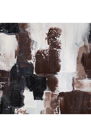 Pulse Çerçeveli Yağlıboya Tablo 100x100 Cm