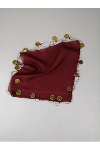 Tüfekçioğlu Bordo Şifon Halay Mendili 10 Adet