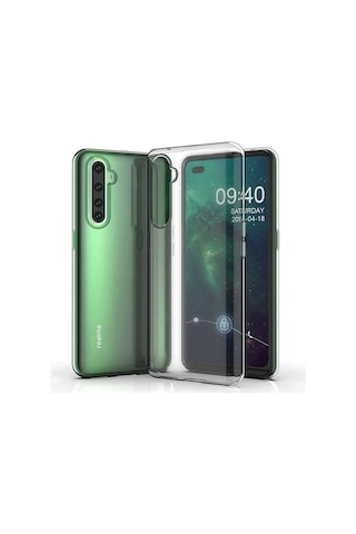 Rba Aksesuar Realme 6 Pro Kılıf Rba Süper Silikon Kapak - Renksiz Çok Renkli