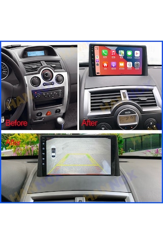 Renault Megane 2 Uyumlu 2002-2009 Android 2 Gb Ram + 32 Gb Rom Carplay Multimedya