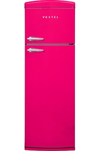 Vestel Retro SC32111 311 LT Pembe Statik Buzdolabı
