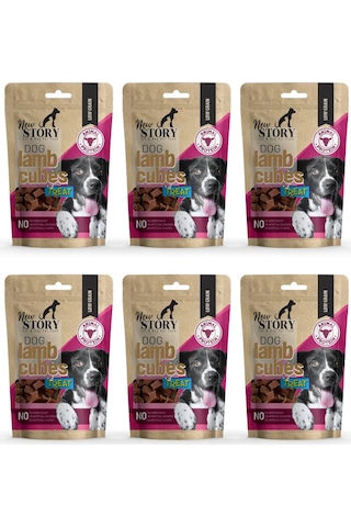 Dog Lamb Cubes 6x80gr. Kuzu Etli, Köpek Ödül Maması