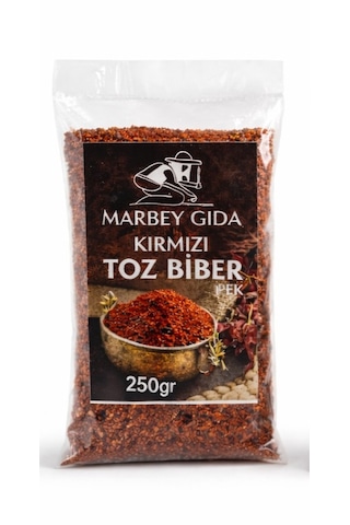 Kırmızı İpek Acı Toz Biber Marbey Tekli